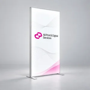 Cadre textile LED lumineux personnalisé All Print
