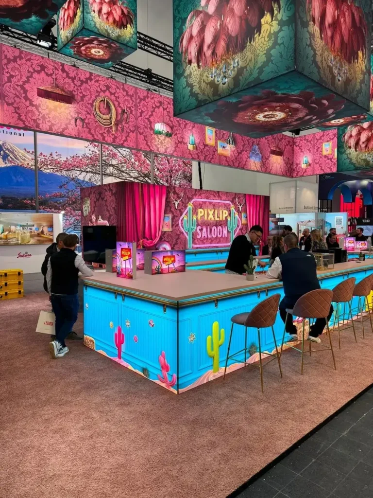 Stand de salon sur mesure – réalisation AU PRINT DIGITAL, Paris