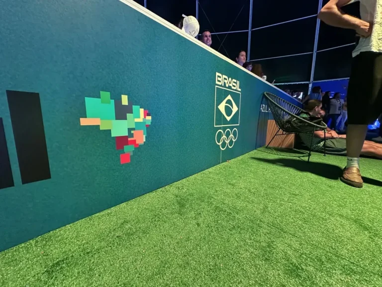 Fresque murale imprimée – réalisation AU PRINT DIGITAL, Jeux olympiques Paris 2024