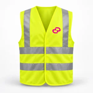 Gilets de signalisation personnalisés avec le logo All Print & Digital Services