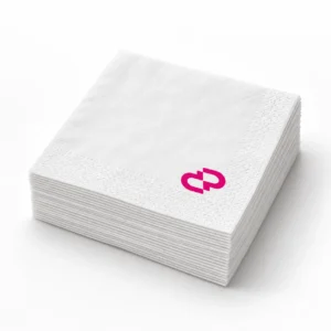 Serviettes personnalisées avec le logo All Print & Digital Services